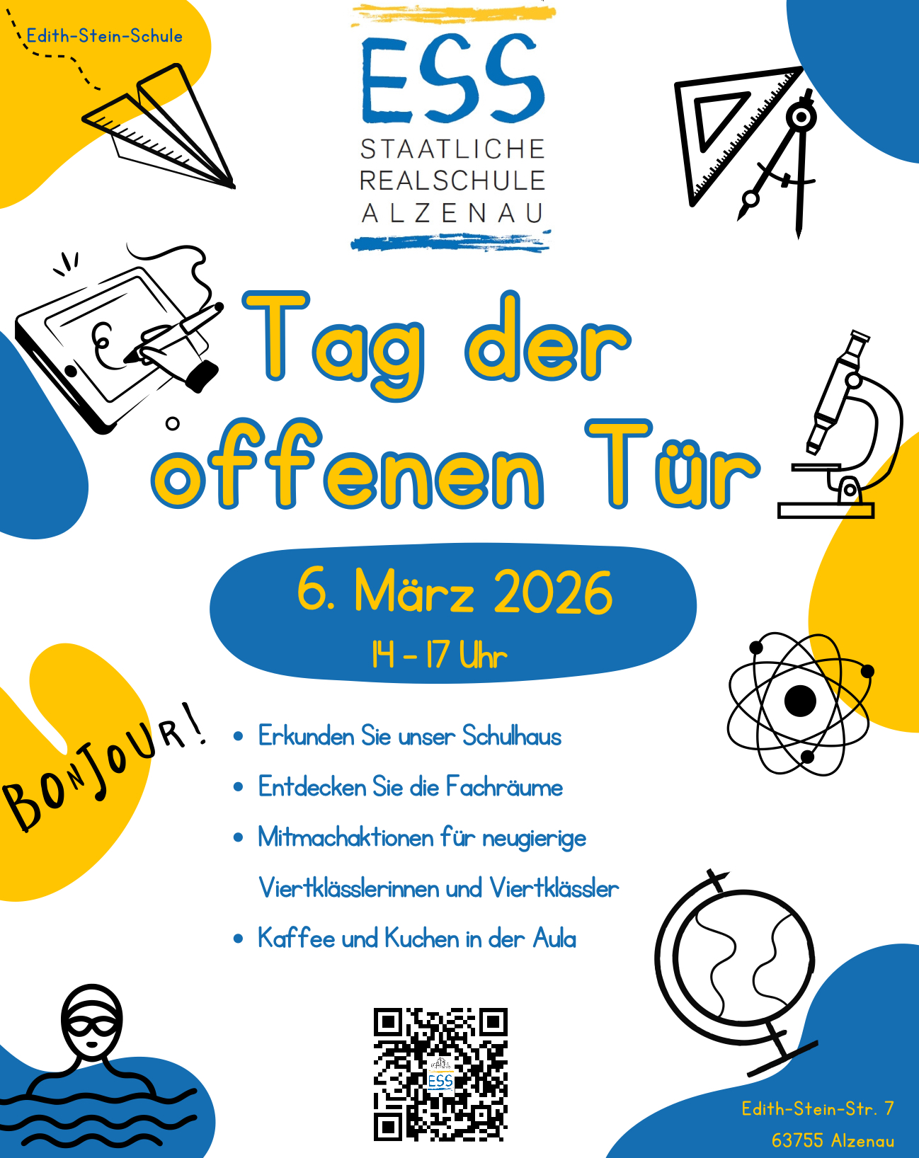 Mehr über den Artikel erfahren Übertritt an die Edith-Stein-Schule: Tag der offenen Tür am 6. März
